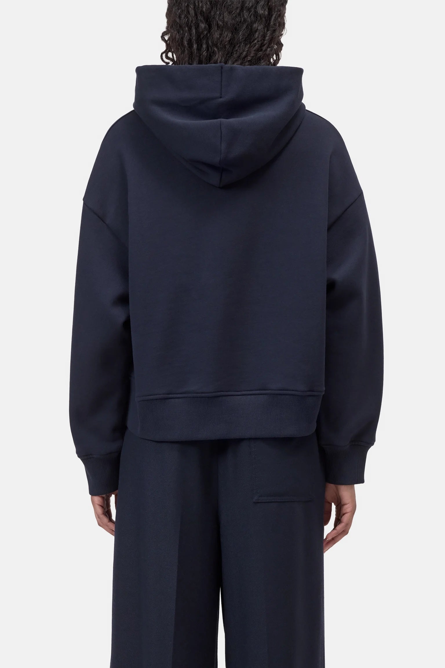 Closed Bow Tie Hoodie - Dark Night Women's Tops - Sloane Boutique