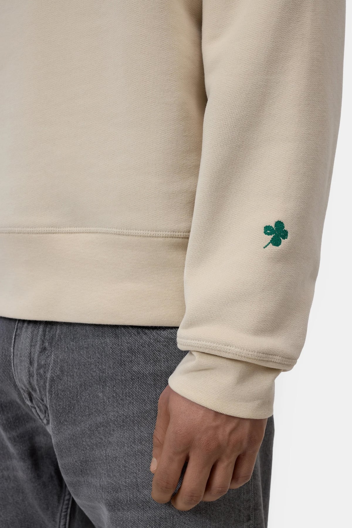 Closed Crewneck Sweatshirt - Almond Cream Men's Tops - Sloane Boutique