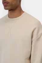 Closed Crewneck Sweatshirt - Almond Cream Men's Tops - Sloane Boutique