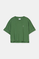 Closed Cropped T Shirt - Matcha Green Women's Tops - Sloane Boutique