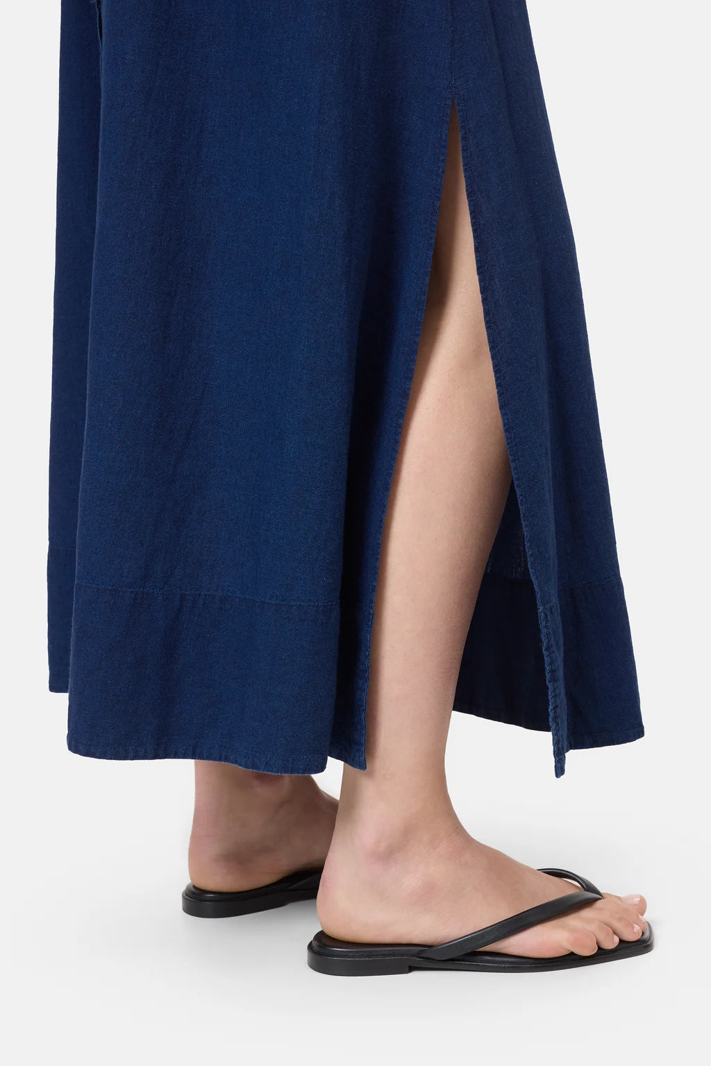 CLOSED Denim Gathered Skirt - Dark blue Women's Bottoms - Sloane Boutique