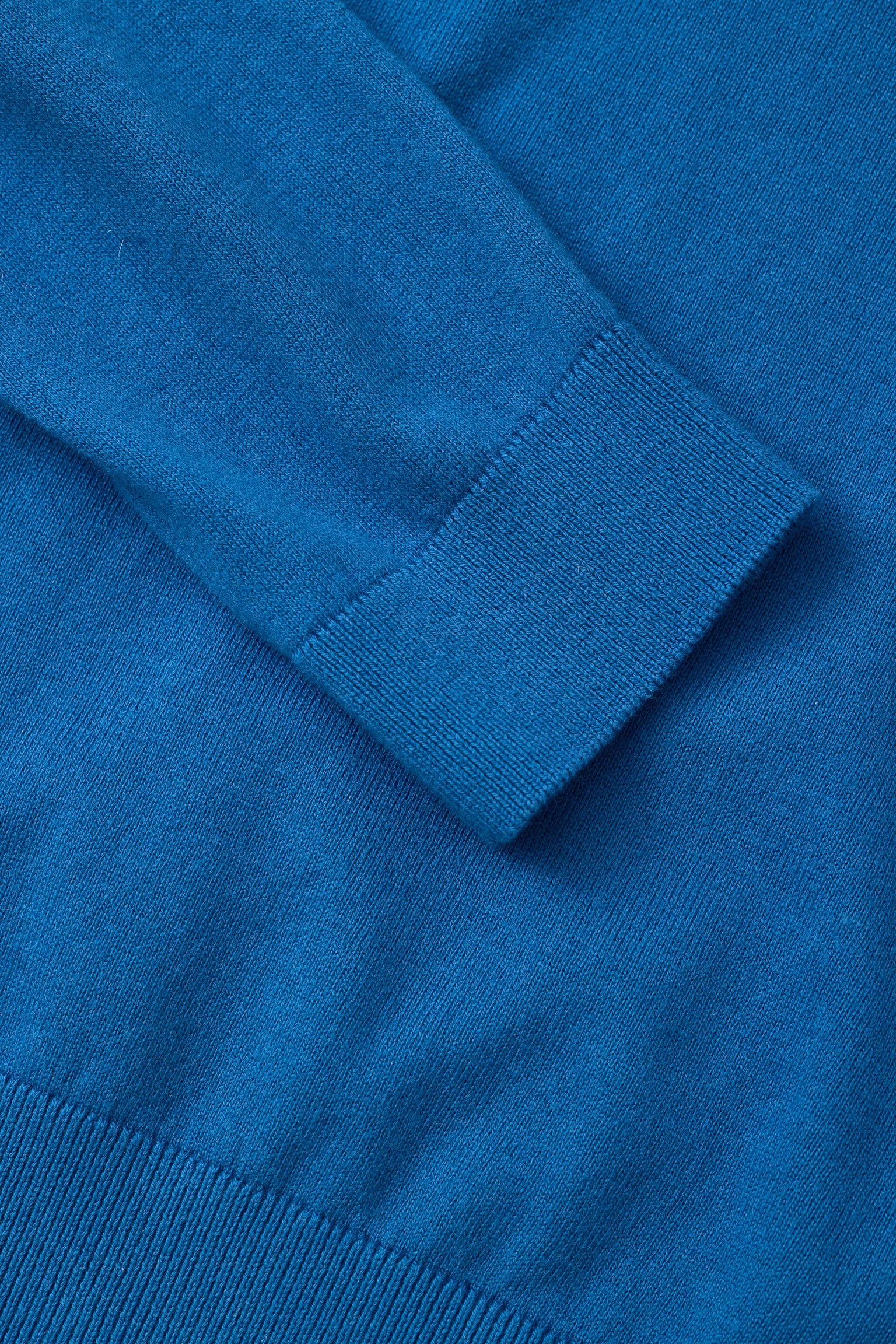 Closed Knit Crewneck Long Sleeve - Harbour Blue Men's Tops - Sloane Boutique