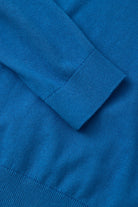 Closed Knit Crewneck Long Sleeve - Harbour Blue Men's Tops - Sloane Boutique