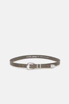 Closed Leather Belt - Clover Green Accessories - Sloane Boutique