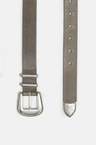 Closed Leather Belt - Clover Green Accessories - Sloane Boutique