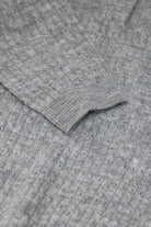 Closed Long Sleeve Polo - Light Grey Melange Women's Tops - Sloane Boutique