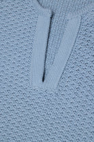 CLOSED Long Sleeve Tunic - Dove Blue Women's Tops - Sloane Boutique