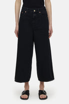 CLOSED Lyna Wide Leg Denim - Black Women's Bottoms - Sloane Boutique