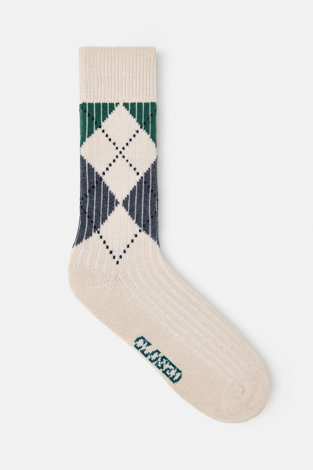Closed Men's Argyle Socks - Whipped Cream Men's Accessories - Sloane Boutique