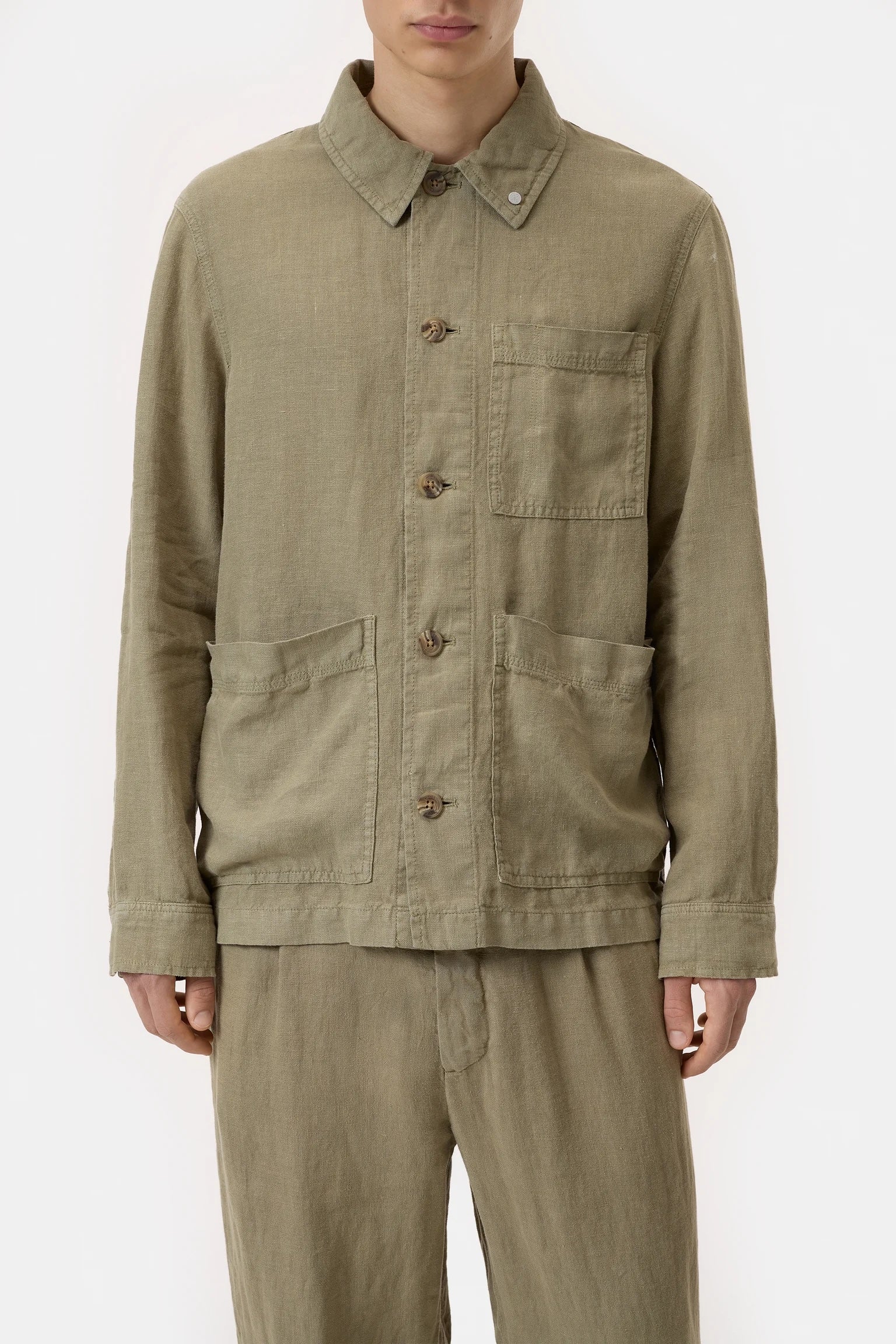 Closed Men's Atelier Jacket - Chino Green Outerwear - Sloane Boutique