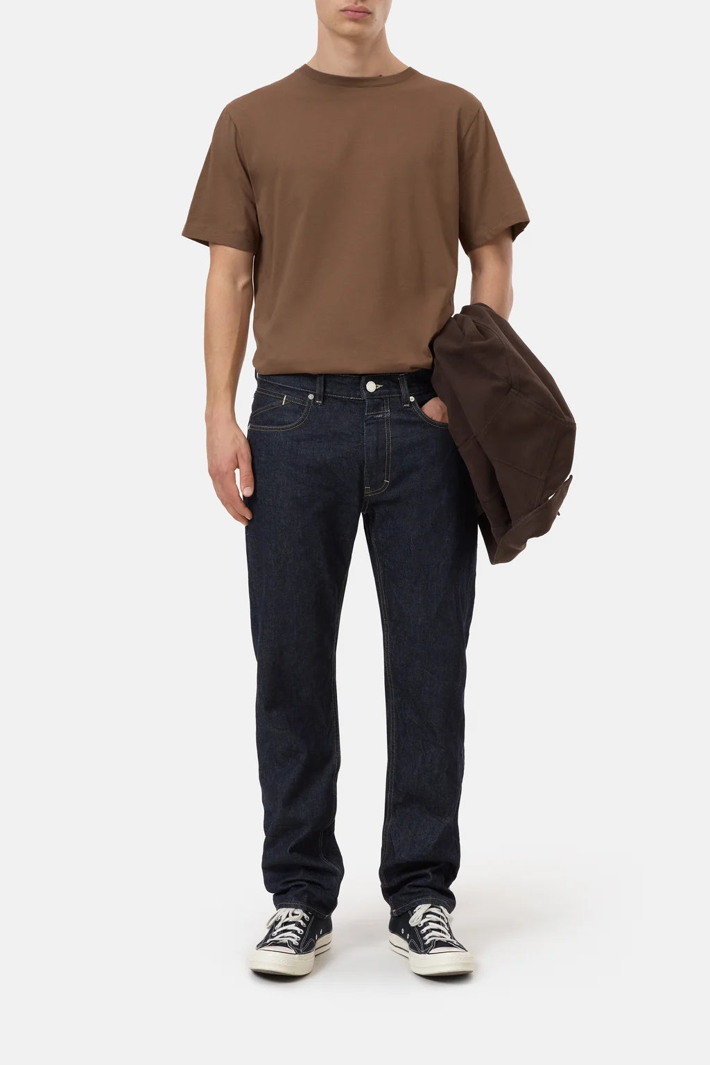 CLOSED Men's Basic T-Shirt - Light Mocha Brown Men's Tops - Sloane Boutique