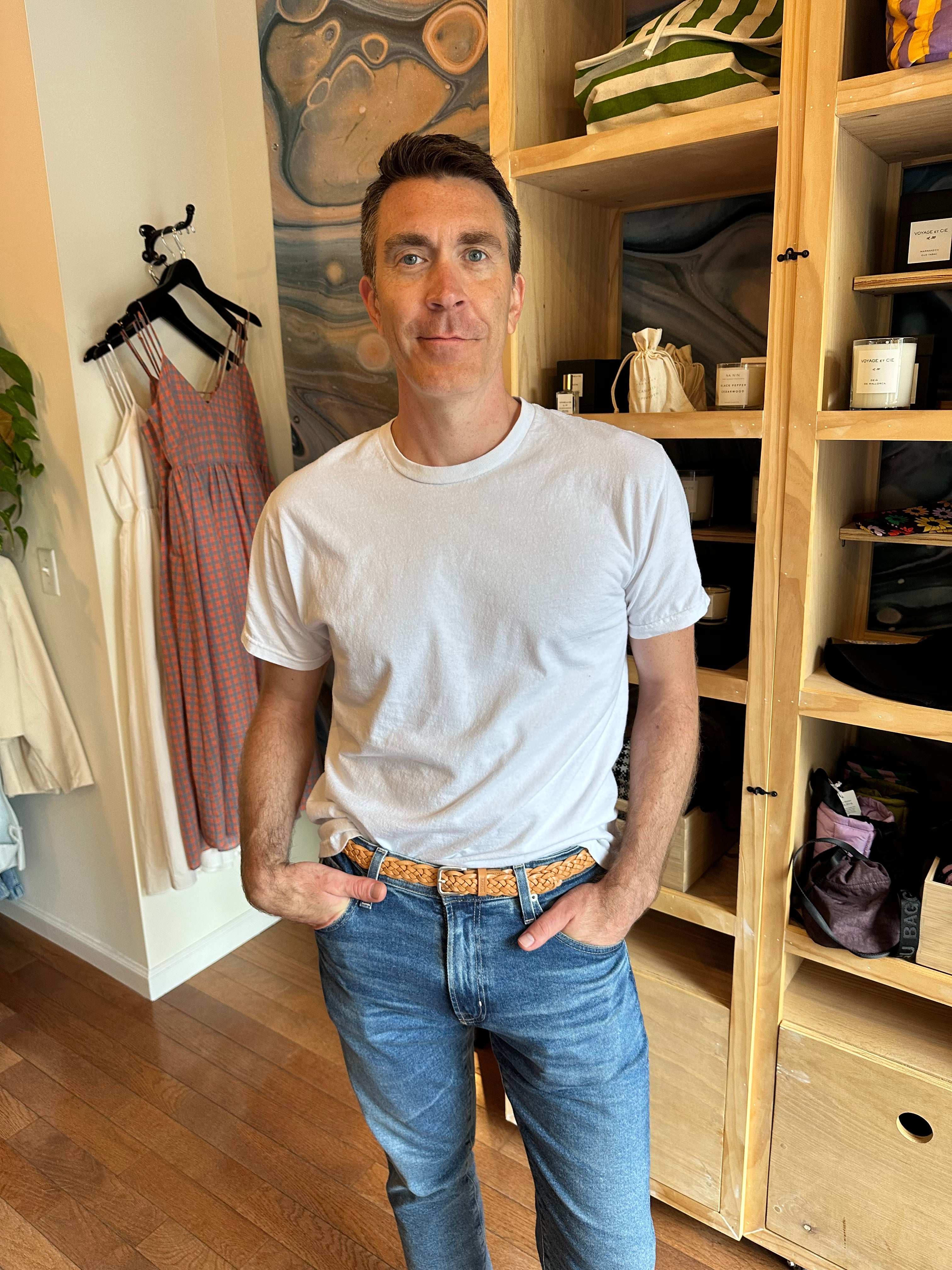 CLOSED Men’s Belt - Nude Accessories - Sloane Boutique