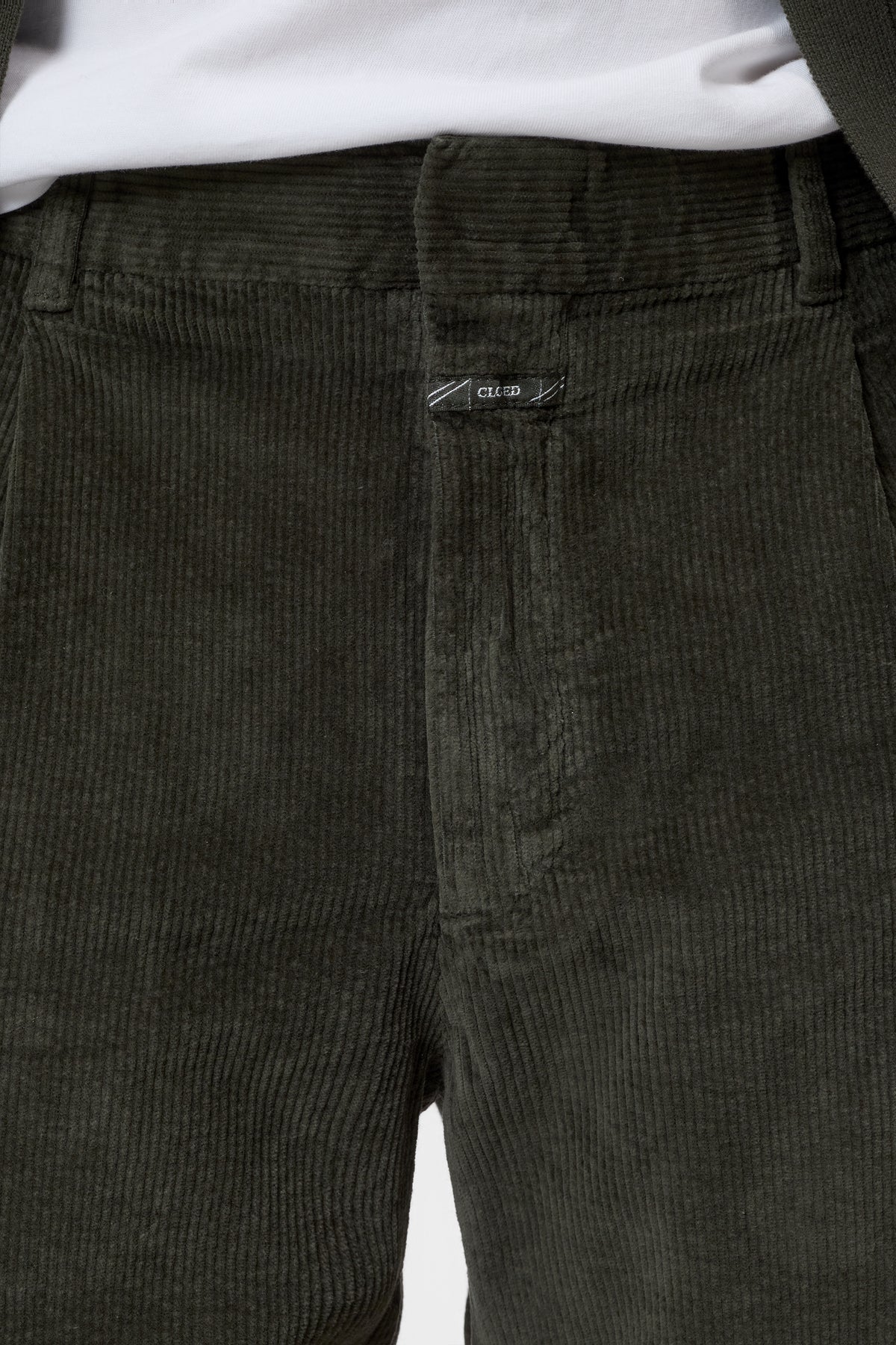 Closed Men's Blomberg Corduroy Pant - Dark Olive Green Men's Bottoms - Sloane Boutique