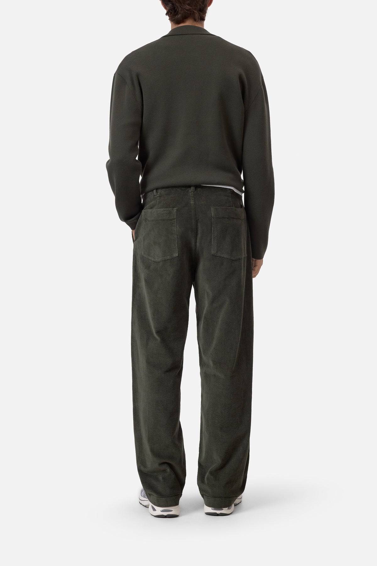 Closed Men's Blomberg Corduroy Pant - Dark Olive Green Men's Bottoms - Sloane Boutique