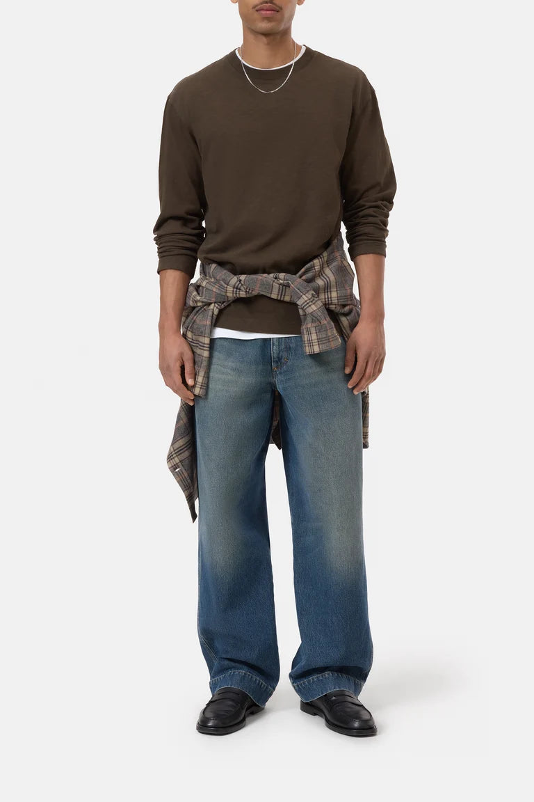 CLOSED Men's Classic Long Sleeve - Marsh Green Men's Tops - Sloane Boutique