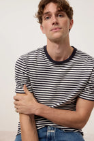CLOSED Men's Classic Striped T-Shirt - Dark Night Men's Tops - Sloane Boutique