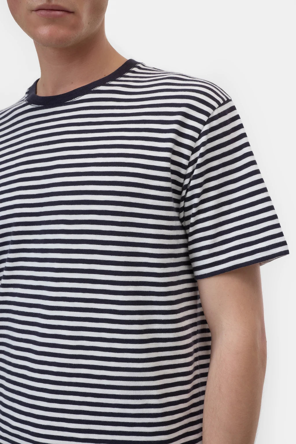 CLOSED Men's Classic Striped T-Shirt - Dark Night Men's Tops - Sloane Boutique