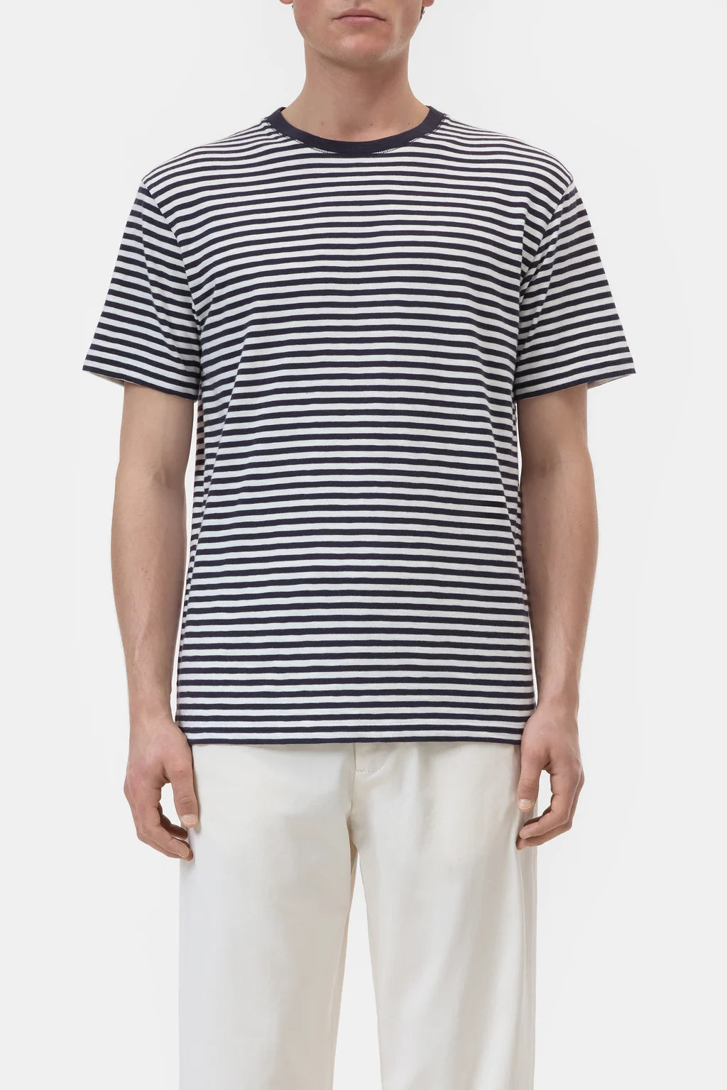 CLOSED Men's Classic Striped T-Shirt - Dark Night Men's Tops - Sloane Boutique