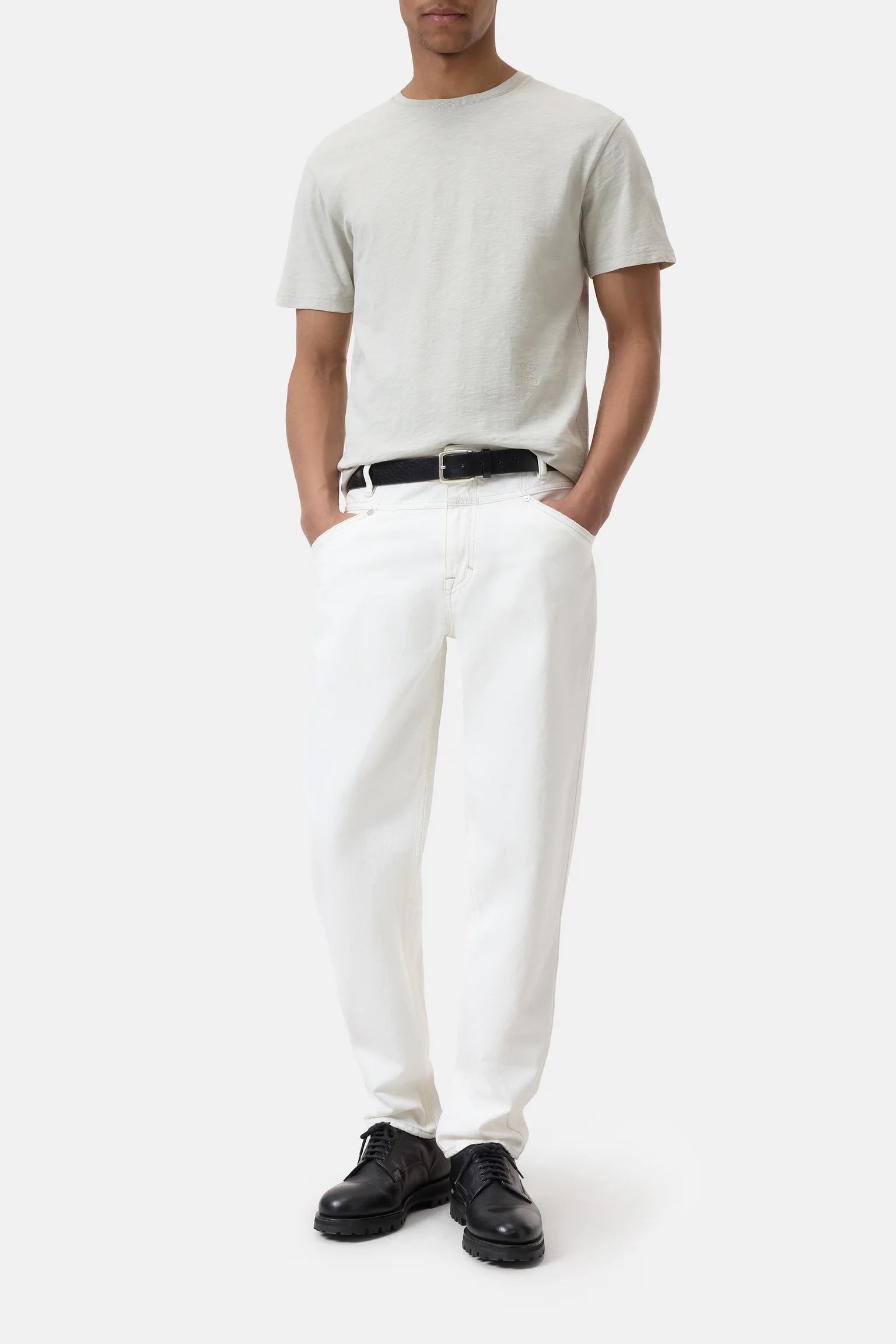 Closed Men's Classic T-Shirt - Cloud Grey Men's Tops - Sloane Boutique