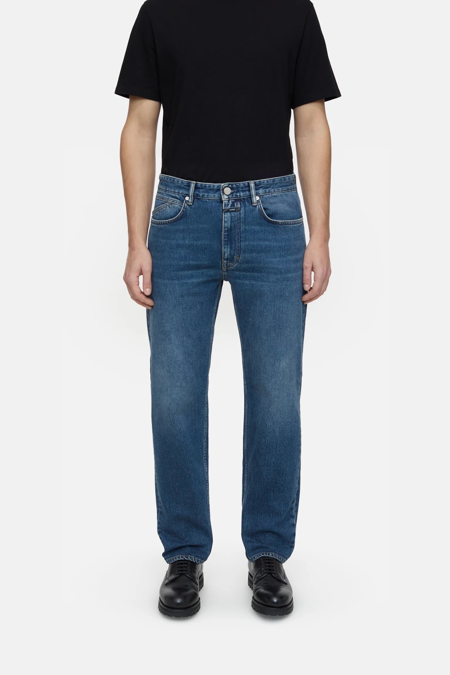 Closed Men's Cooper True Denim - Mid Blue Men's Bottoms - Sloane Boutique