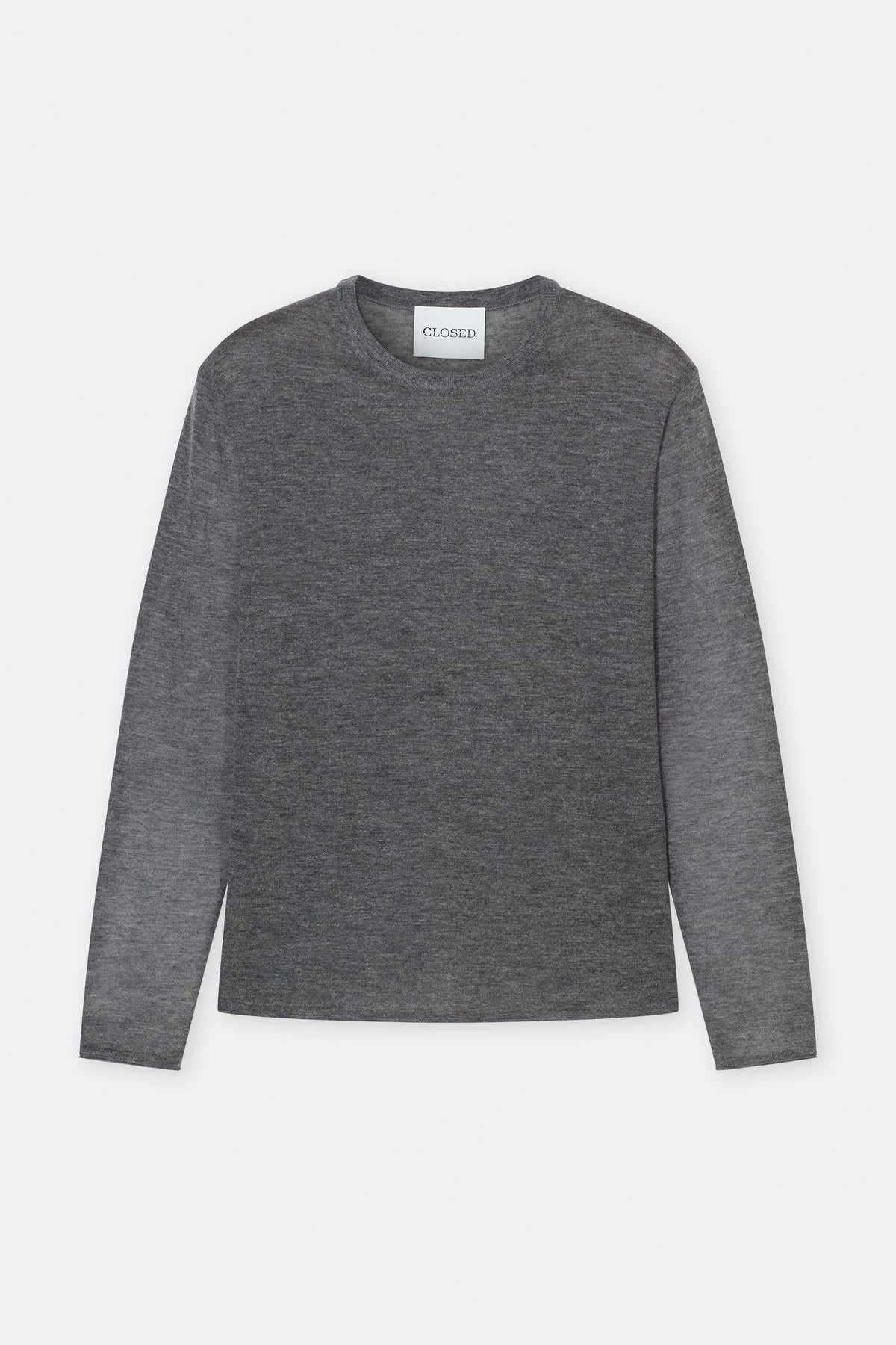 Closed Men's Crewneck Sweater - Dark Grey Melange Men's Tops - Sloane Boutique