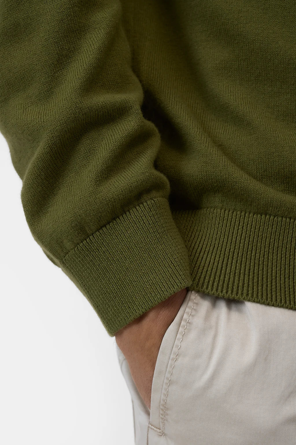 CLOSED Men's Fine Knit Sweater - Pine Green Men's Tops - Sloane Boutique