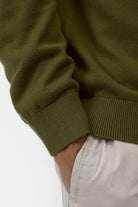 CLOSED Men's Fine Knit Sweater - Pine Green Men's Tops - Sloane Boutique