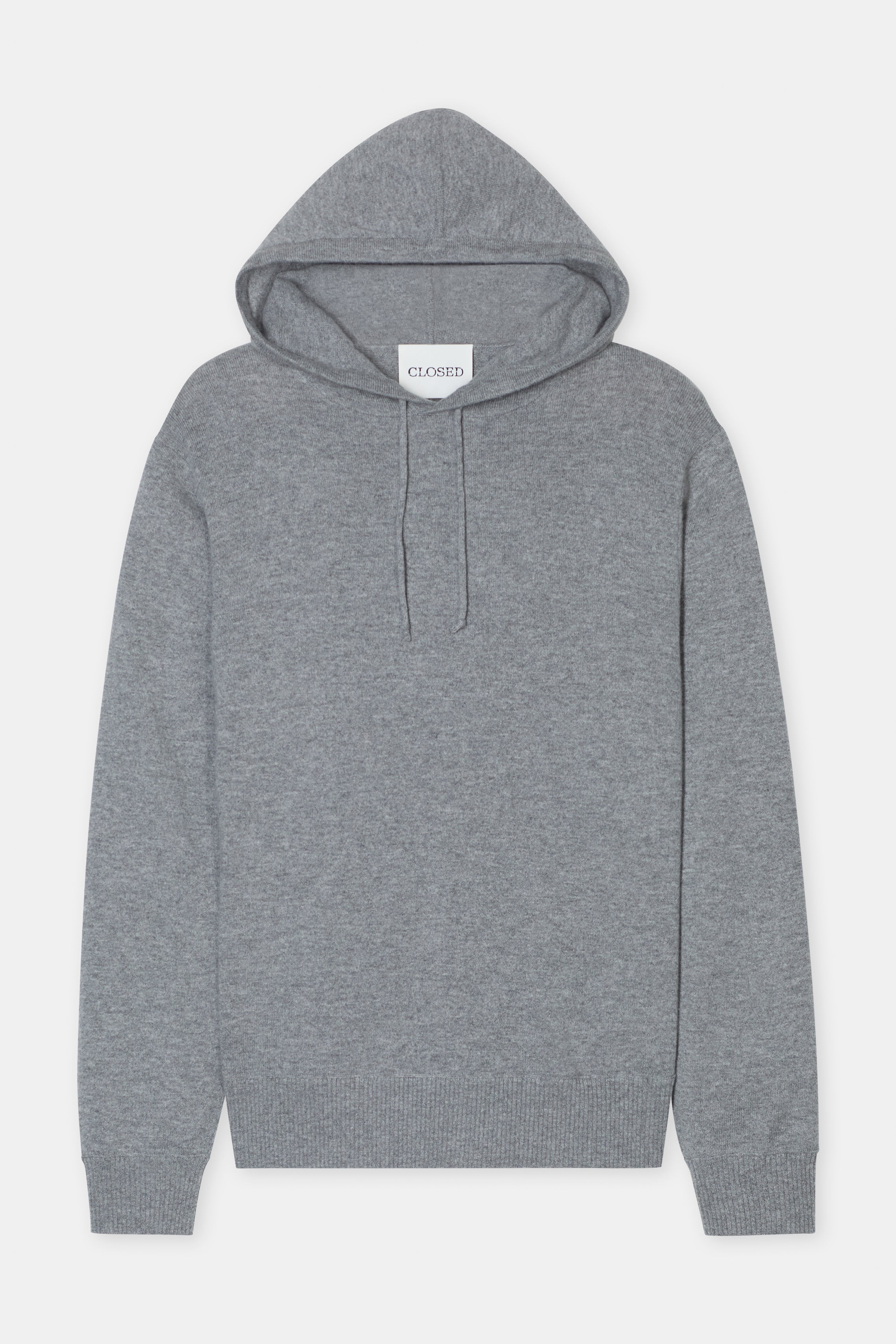 CLOSED Men's Hoodie - Light Grey Melange Men's Tops - Sloane Boutique