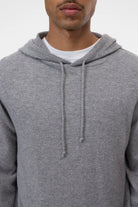 CLOSED Men's Hoodie - Light Grey Melange Men's Tops - Sloane Boutique