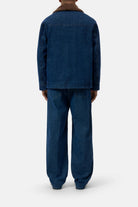 Closed Men's Jacket w/Shawl Collar - Mid Blue Outerwear - Sloane Boutique