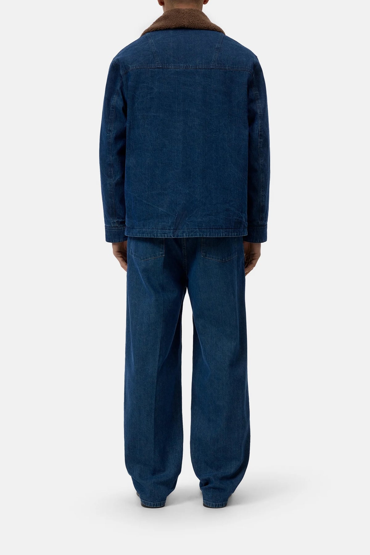 Closed Men's Jacket w/Shawl Collar - Mid Blue Outerwear - Sloane Boutique