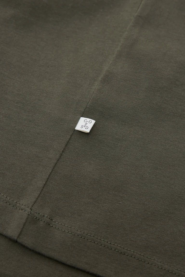 CLOSED Men's Jersey Polo - Forest Green Men's Tops - Sloane Boutique