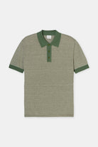 Closed Men's Linen Blend Polo - Ranger Green Men's Tops - Sloane Boutique