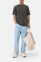 Closed Men's Linen Blend T-Shirt - Pepper Grey Men's Tops - Sloane Boutique