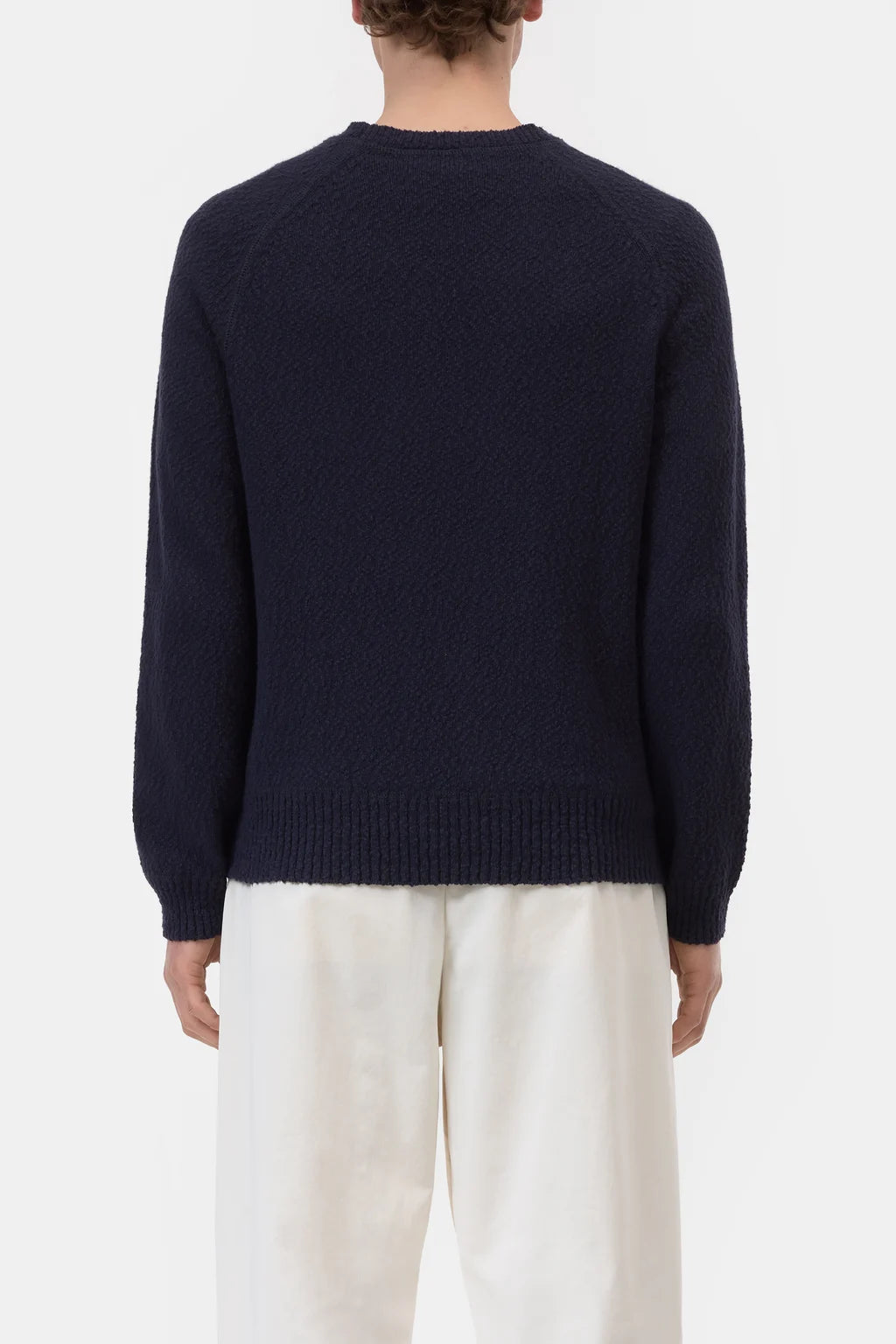 CLOSED Men's Overlock Raglan Jumper - Dark Night Men's Tops - Sloane Boutique