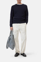 CLOSED Men's Overlock Raglan Jumper - Dark Night Men's Tops - Sloane Boutique