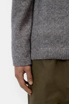 Closed Men's Polo Sweater - Dark Grey Melange Men's Tops - Sloane Boutique