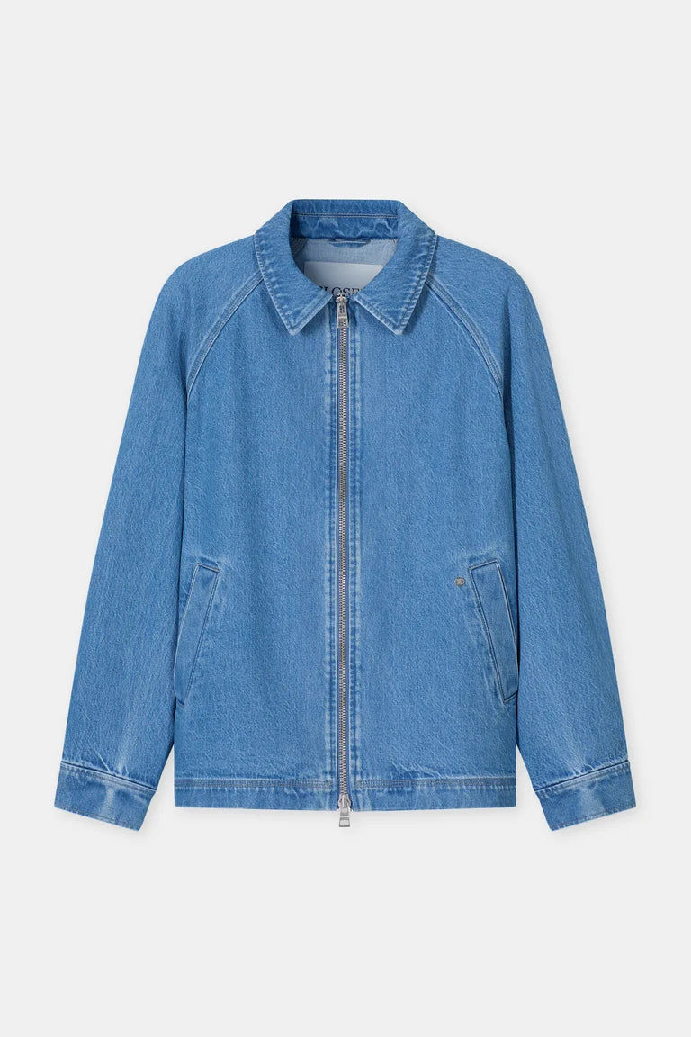 CLOSED Men's Postal Jacket - Mid Blue Outerwear - Sloane Boutique