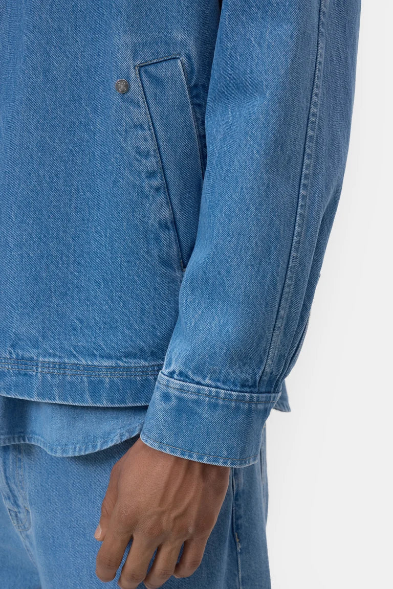 CLOSED Men's Postal Jacket - Mid Blue Outerwear - Sloane Boutique