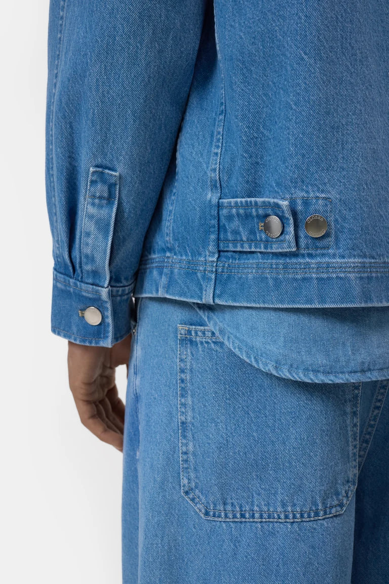 CLOSED Men's Postal Jacket - Mid Blue Outerwear - Sloane Boutique