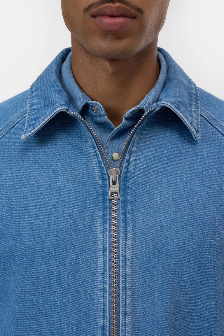 CLOSED Men's Postal Jacket - Mid Blue Outerwear - Sloane Boutique