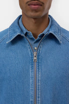 CLOSED Men's Postal Jacket - Mid Blue Outerwear - Sloane Boutique