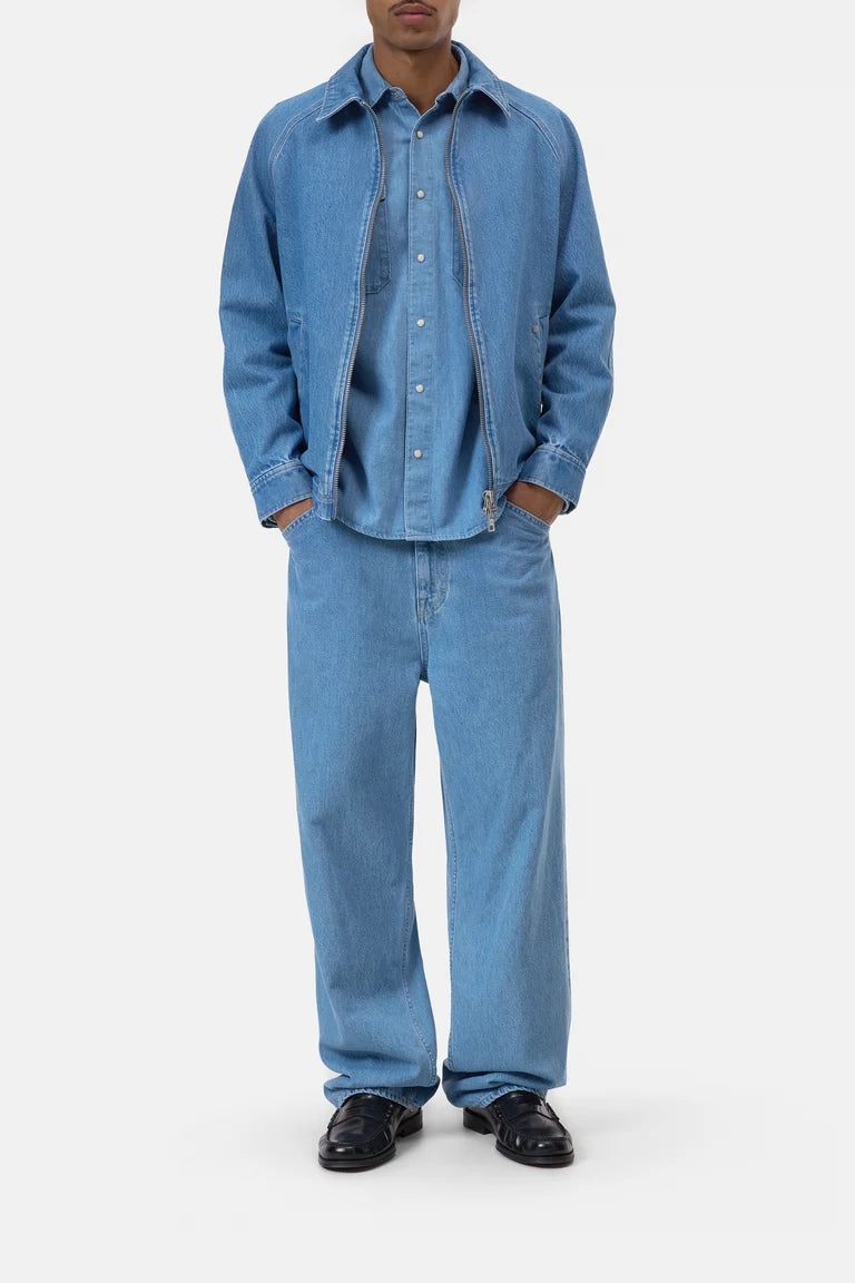 CLOSED Men's Postal Jacket - Mid Blue Outerwear - Sloane Boutique