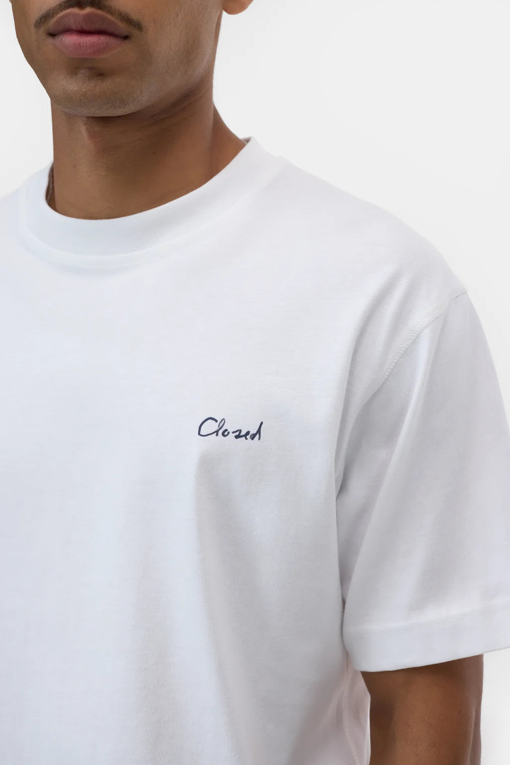 CLOSED Men's Printed T-Shirt - White Men's Tops - Sloane Boutique