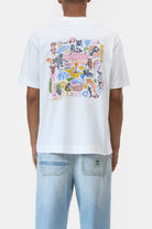 CLOSED Men's Printed T-Shirt - White Men's Tops - Sloane Boutique