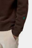 Closed Men's Retro Hoodie - Espresso Brown Men's Tops - Sloane Boutique
