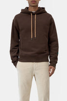 Closed Men's Retro Hoodie - Espresso Brown Men's Tops - Sloane Boutique