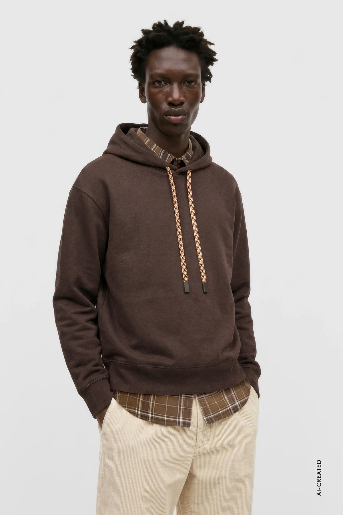 Closed Men's Retro Hoodie - Espresso Brown Men's Tops - Sloane Boutique