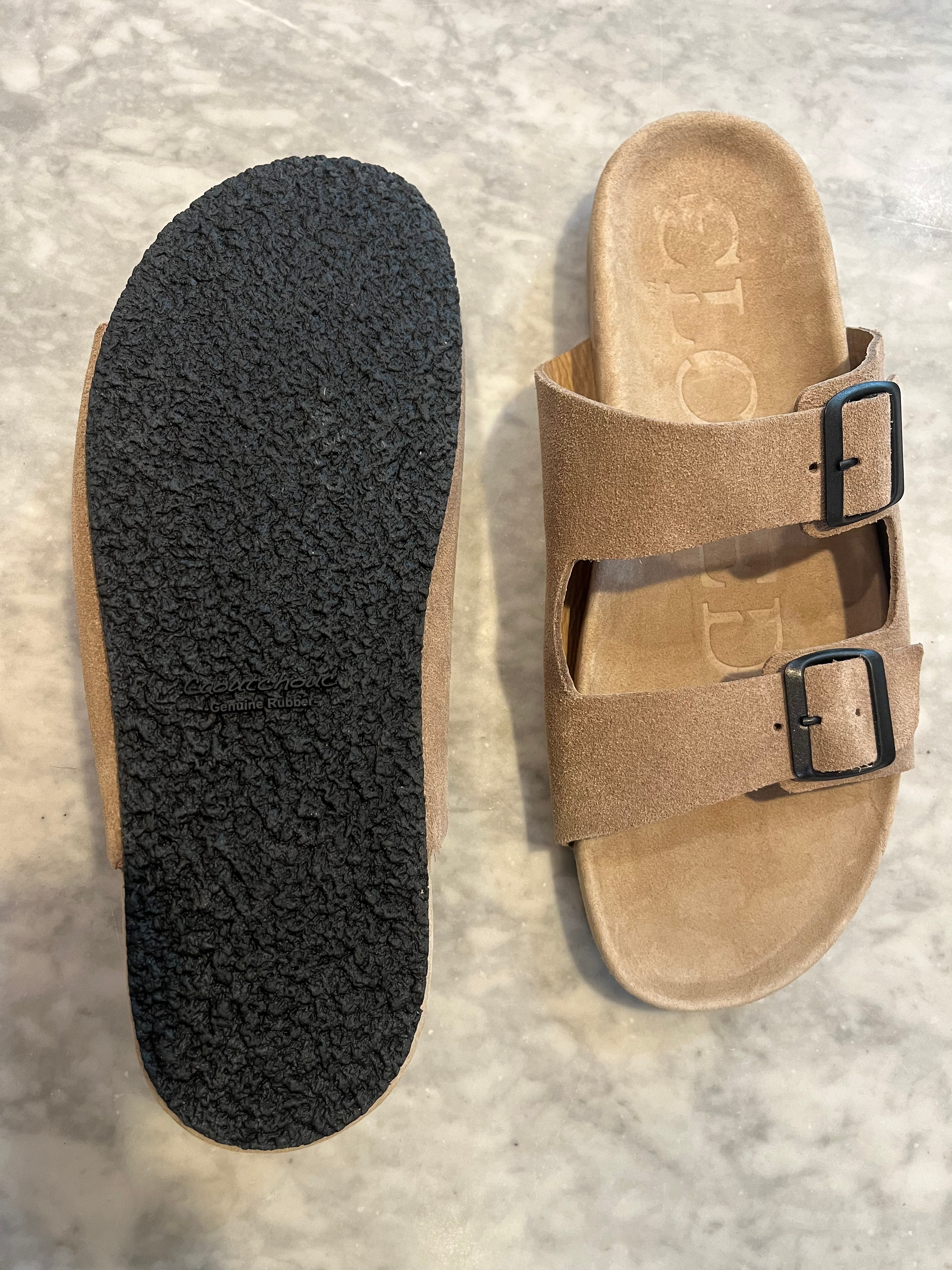 CLOSED Men's Sandals - Taupe Beige Men's Shoes - Sloane Boutique