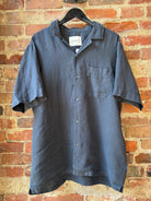 CLOSED Men's Short Sleeve Shirt - Magma Black Men's Tops - Sloane Boutique